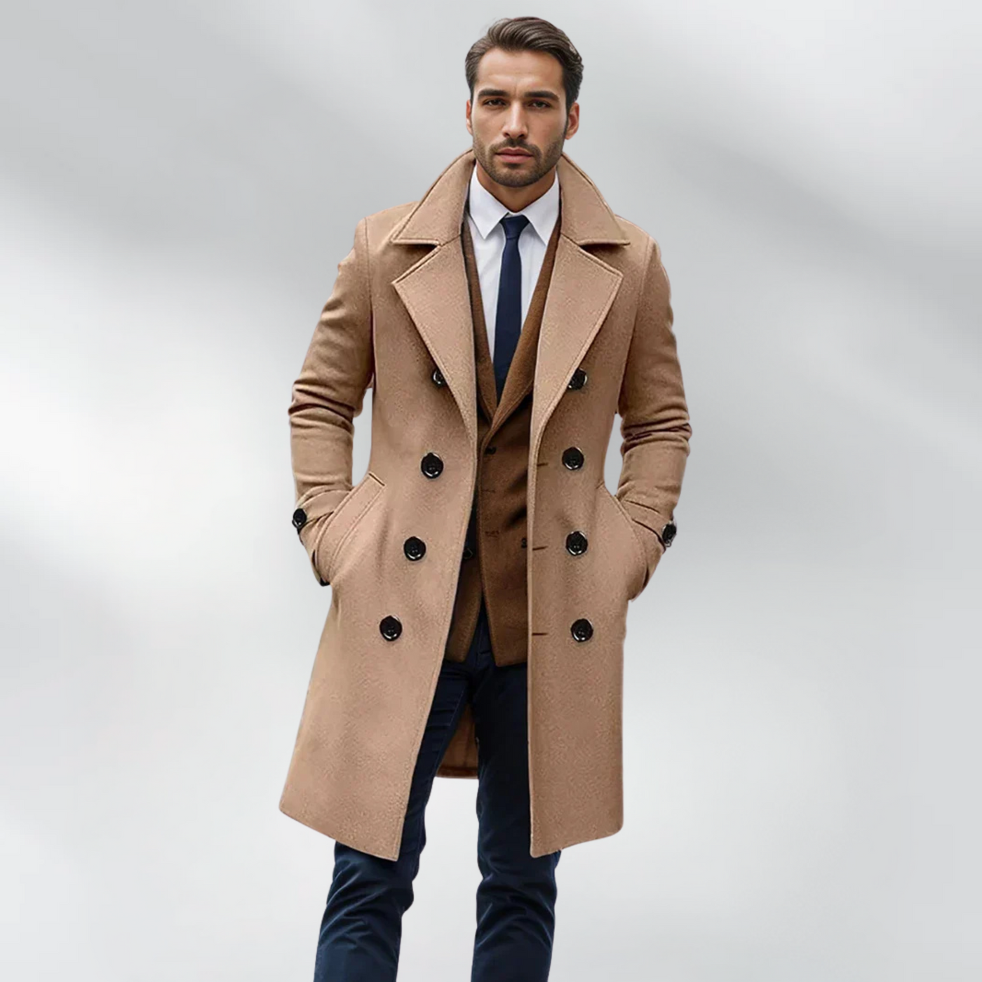 Jude™ | Chic trenchcoat for menn