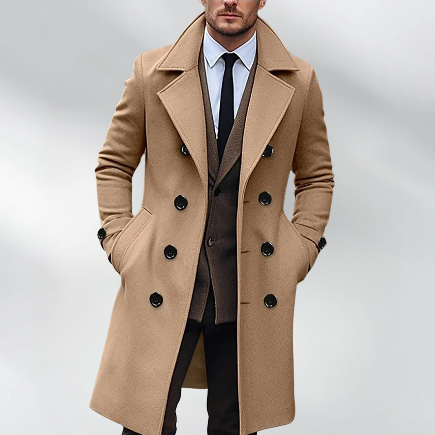 Jude™ | Chic trenchcoat for menn