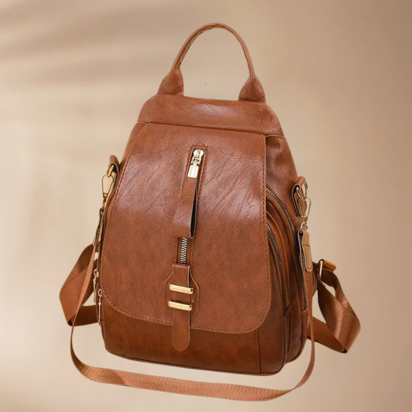 Sally | Mochila vintage de cuero